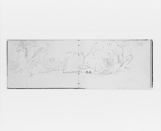 Tree Landscape with Camp (from Sketchbook X)