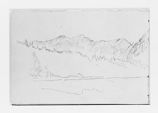 Landscape with Mountains (from Sketchbook X)
