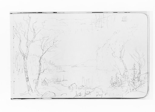 Two Sketches of Bay Scenery (from Sketchbook)