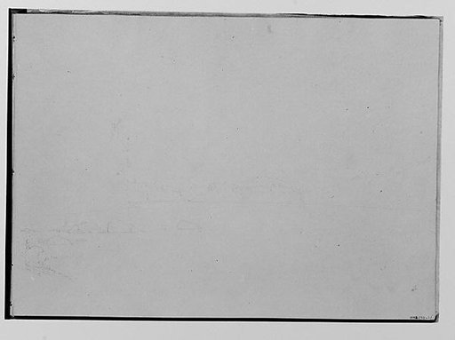 Outline of A View Across A Lake (from Sketchbook)
