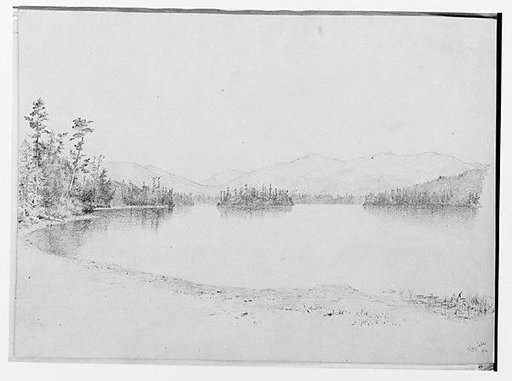 Long [?] Lake, 1864 (from Sketchbook)