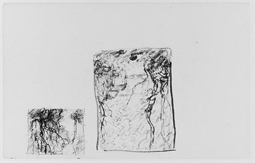 View of House in the Clearing; Path Through Trees (from Sketchbook)