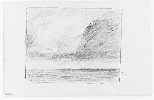 Storm Clouds over Water (Long Island Sound?) (from Sketchbook)