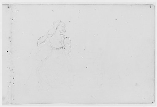 Seated Female Figure (from Sketchbook)