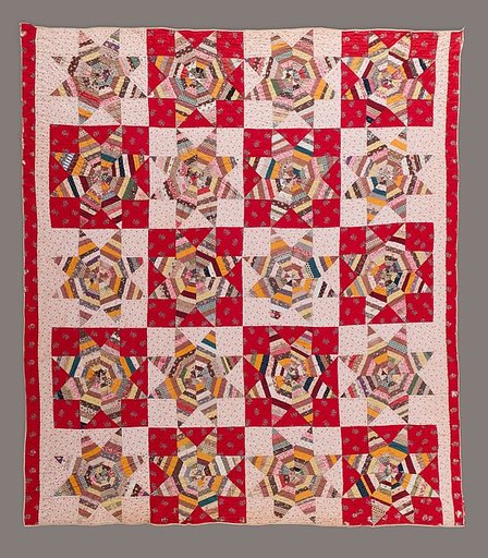 Quilt, Spiderweb pattern