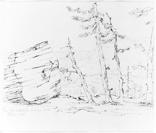 From the Catskills Looking South (from Sketchbook)