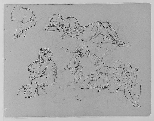 Five Figure Studies (from Sketchbook)
