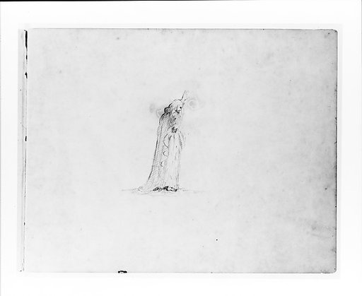 Standing Male Figure (Jesus Christ?) (from Sketchbook)