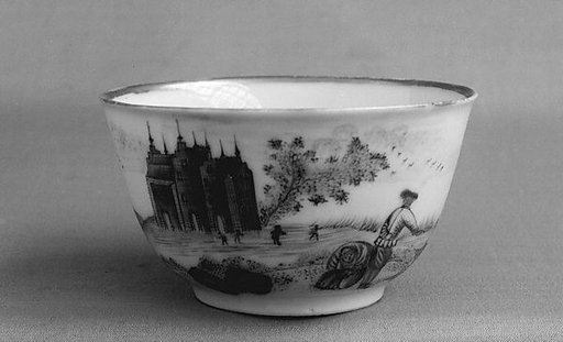 Teabowl and saucer