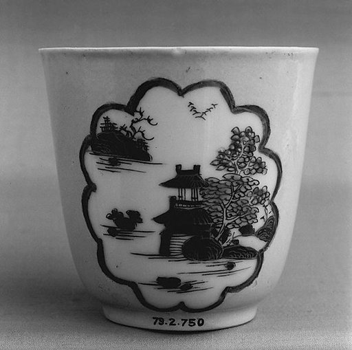 Beaker and saucer