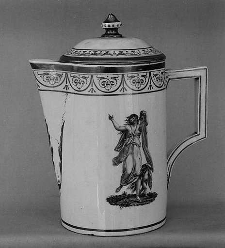 Chocolate pot (?) (part of a coffee service)