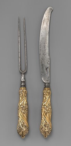 Table knife and fork