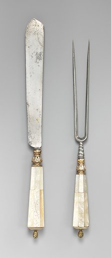 Carving knife and fork