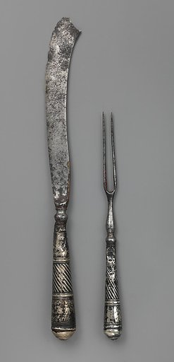 Table knife and fork