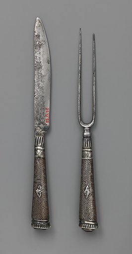 Table knife and fork