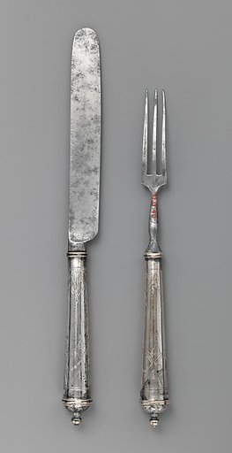 Table knife and fork