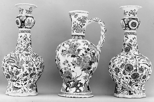 Pair of bottle vases