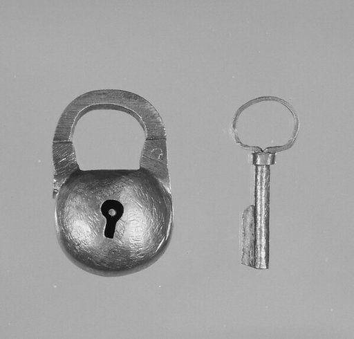 Padlock with key