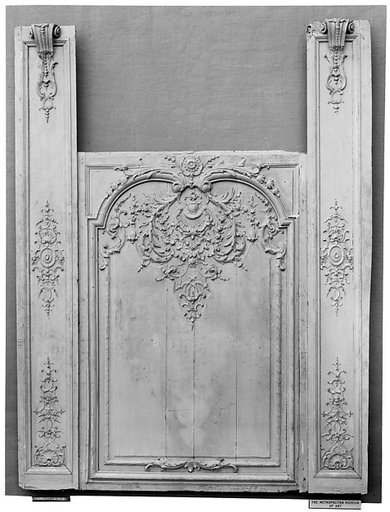 Panel between two pilasters