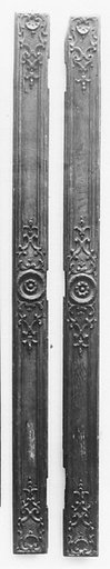 Pair of pilasters from an armoire