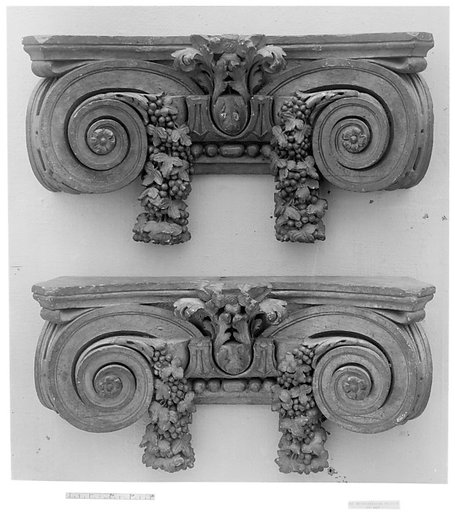 Pair of pilaster capitals
