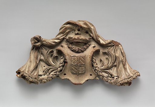Cartouche fragment from a frame