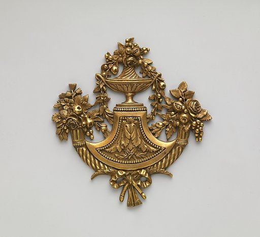 Pair of panel ornaments