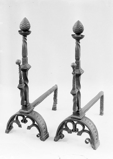 Pair of andirons