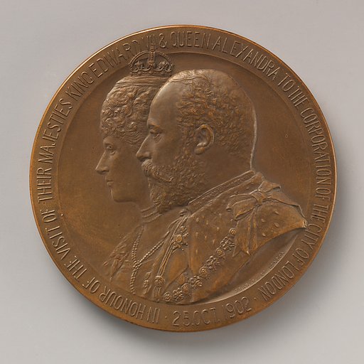 By the City of London in Honor of the Coronation of King Edward VII and Queen Alexandra