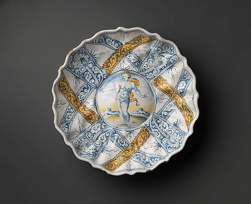 Bowl in "Faenza white" maiolica