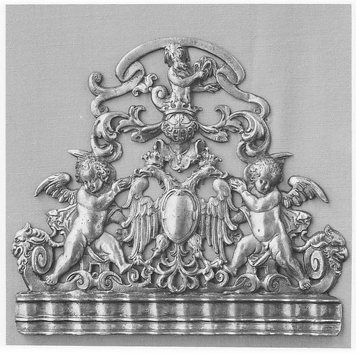 Clock pediment or fret