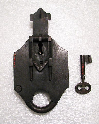 Padlock with key