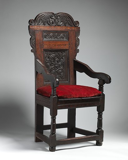 Wainscot armchair
