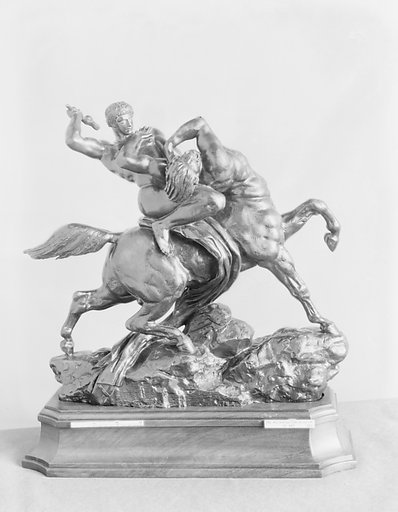 Theseus and the Centaur Bianor (sketch)