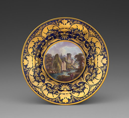 Plate (part of a dinner service)