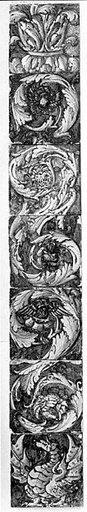 Set of seven tiles