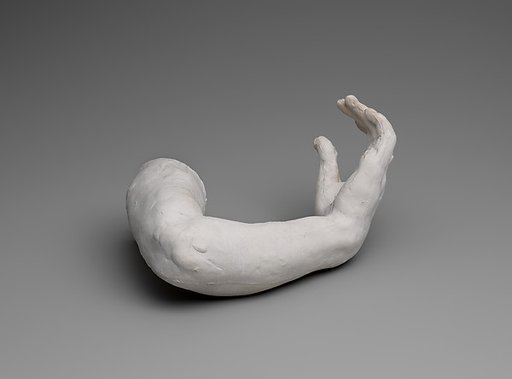 Study of the left hand and arm of Meditation