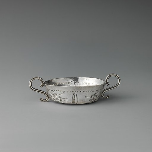 Miniature wine taster or mustard dish