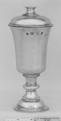 Communion cup with paten cover