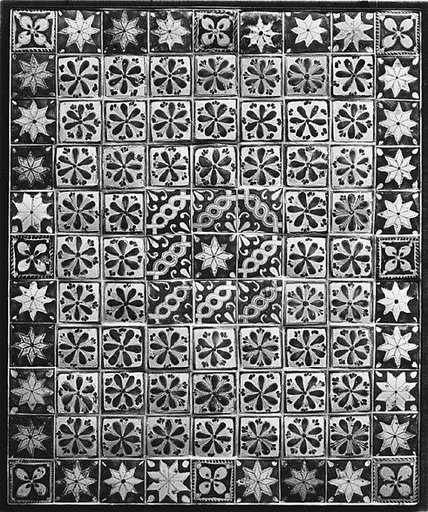 Panel of tiles (99)