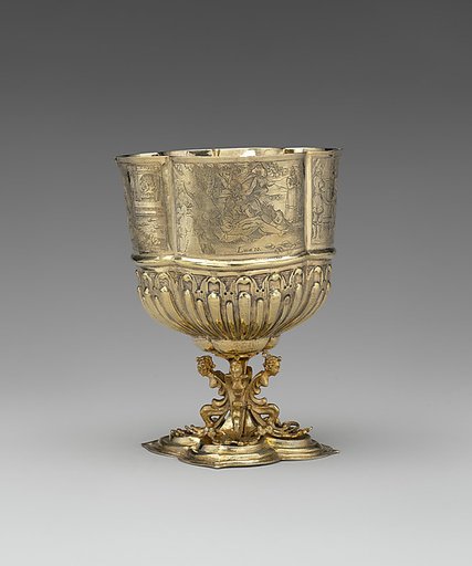 Cup with scenes from the New Testament (one of a pair)