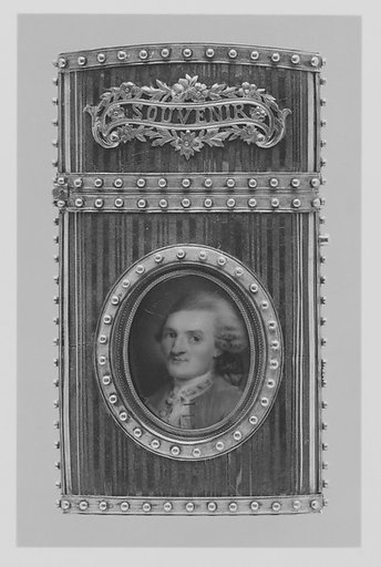 Souvenir with portrait of a man
