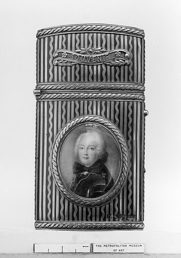 Souvenir with portrait of a man