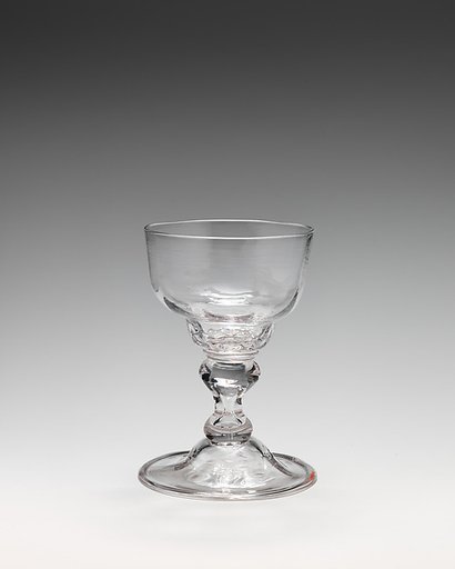 Sweetmeat glass (one of a pair)