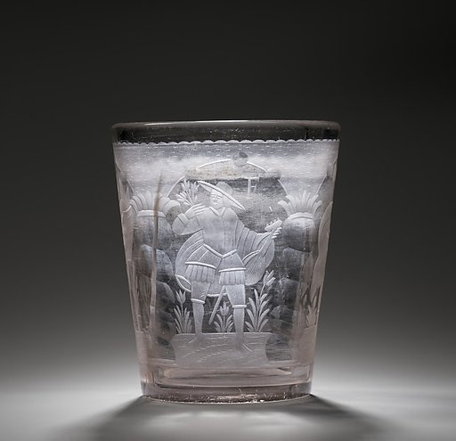 Tumbler with allegorical figures of the Seasons