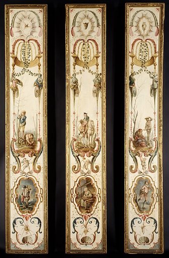 November and December (part of a set illustrating the months of the year)