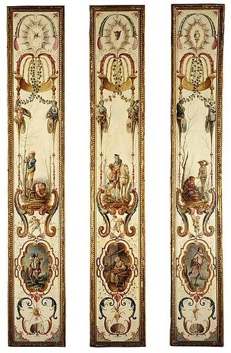 January and February (part of a set illustrating the months of the year)