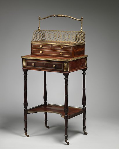 Table with book carrier (cheveret)
