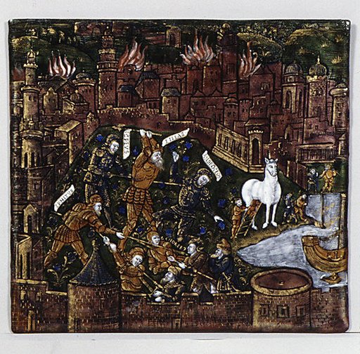 The Trojans Defend Their City; They Kill Androgeos (Aeneid, Book II)