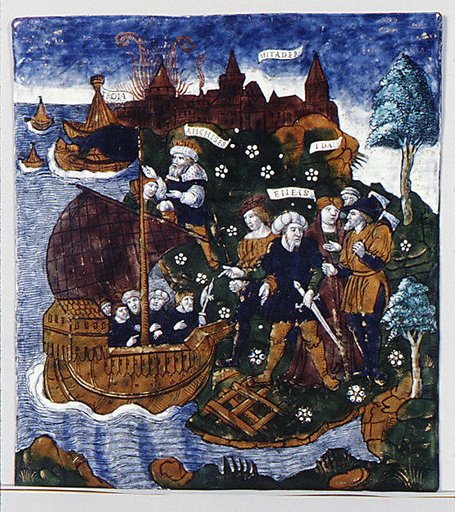 Aeneas Builds a Fleet Near Antandrus, at the Foot of Mount Ida (Aeneid, Book III)